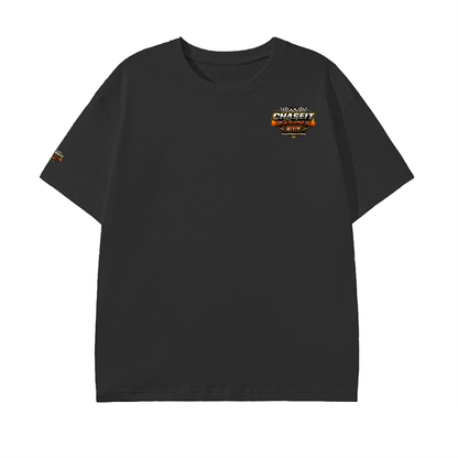 Drag racing ,Premium ,Graphic design ,Shirt ,Black,Flames ,Essential,ChaseIt ,Camaro,Lifestyle