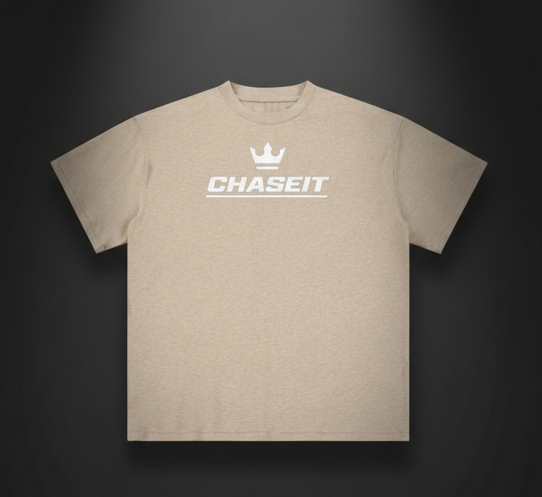 ChaseIt ,Premium ,Essential,Crown,Tee,Shirt ,Heavyweight 