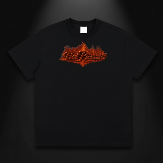 Hot pursuit ,Fire,Premium ,Shirt,Chaseit,Black