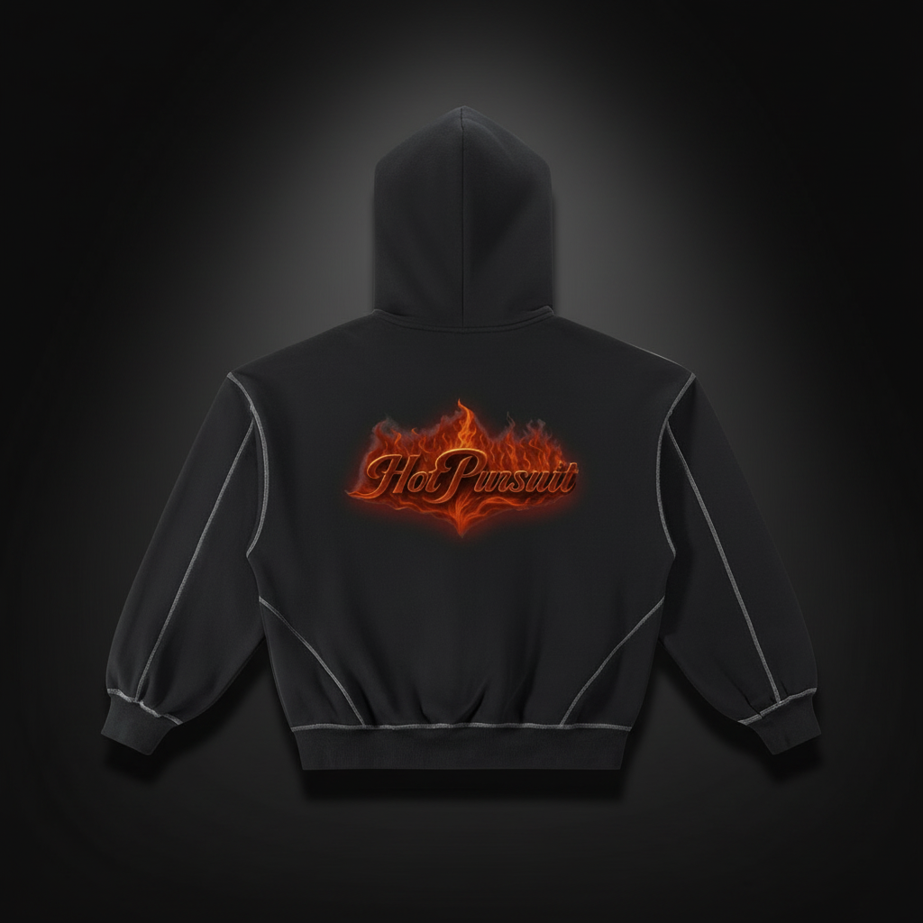 INFERNO,HOT PURSUIT,CHASEIT,PREMIUM,HOODIE,ELITE,RACING,RED,FIRE